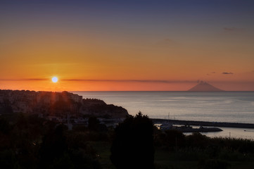 Tropea sunset