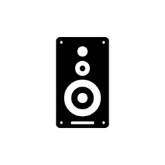 Speaker Vector Glyph Icon. Pixel perfect