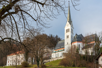 Exciting views along Lake Bled. slovenia