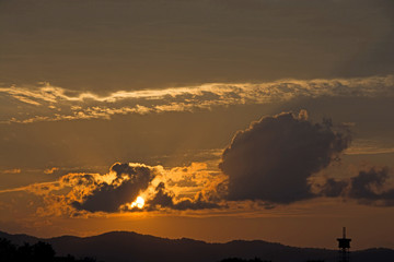 美しい夕焼け空