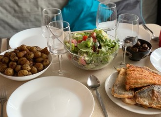 food in the restaurant