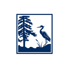 Blue Heron Logo
