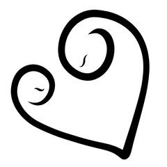 loving mother and newborn baby, affectionate heart