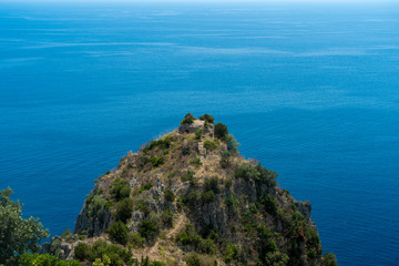 The coast of Maratea, Southern Italy, at summer
