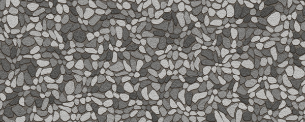 Flat gray stone floor decoration texture background