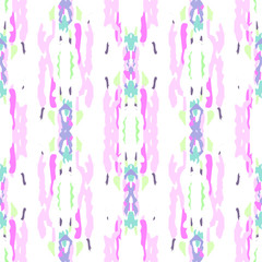 Hand Drawn, Paint Texture. Shibori Seamless 