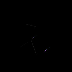 Fast Effect. Motion Neon Light Movement static