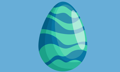 blue easter egg