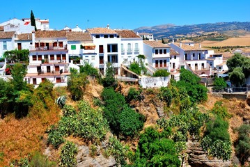 Fototapeta na wymiar views of the city of Ronda in Malaga