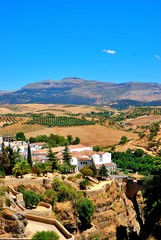 views of the city of Ronda in Malaga