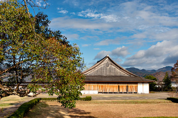 Oshoin (main hall) of Sasayama castle in Hyogo prefecture, Japan