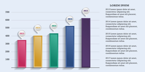 Business infographic template.