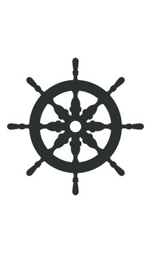 ship wheel rudder