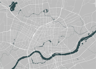 map of the city of Shenyang, China