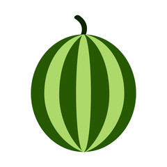 Watermelon Icon Vector Simple Design
