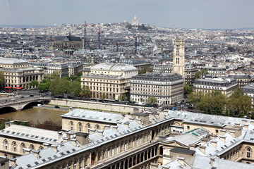 Aerial View on Paris, France
