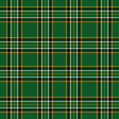 Tartan green and yellow seamless pattern.