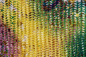 Knitted textile fabric multicolor background