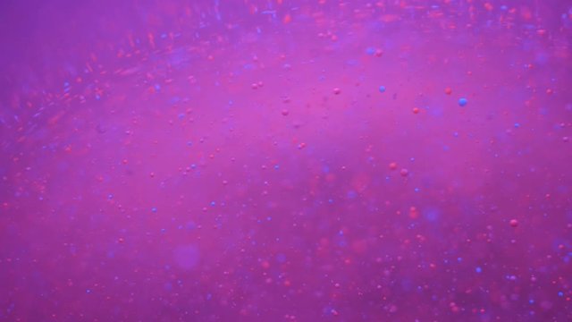 Colorful Bubbles Oil Beautiful Paint Purple Color Universe Moving. Space Galaxy Planets. Nebula Space Stars Planets. Milky Way. Pink Surface Universe Moving. Blue Holiday Background Christmas.