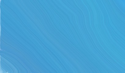 contemporary waves design with corn flower blue, sky blue and medium turquoise color