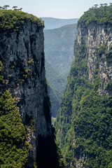 aparados da serra canyons in southern brazil