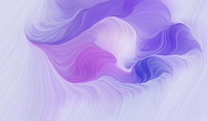 smooth swirl waves background design with lavender blue, medium purple and slate blue color