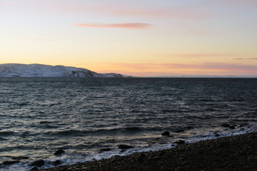 Fototapeta premium Arctic, Barents sea, Kildin island, Russia