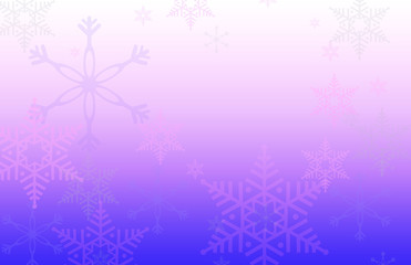 Background for photoshop. Texture with snowflakes of different sizes. Gentle pastel colors on on the pattern.