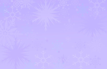 Fototapeta na wymiar Background for photoshop. Texture with snowflakes of different sizes. Gentle pastel colors on on the pattern.