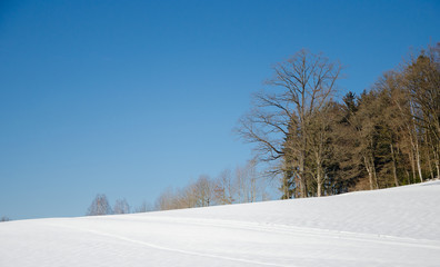 Winterlandschaft Bayrischem Wald