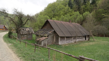 old house in the village