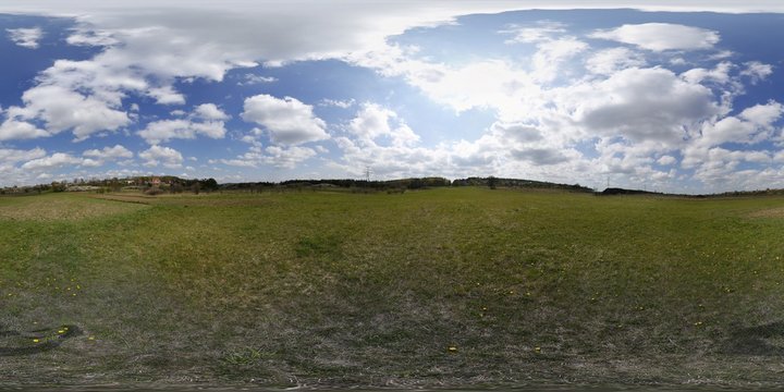 Spring landscape HDRI Panorama