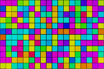 abstract mosaic background with colored squares or blocks