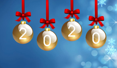 The background texture image is blue with bokeh and white snow. There are two centers, two centers,...