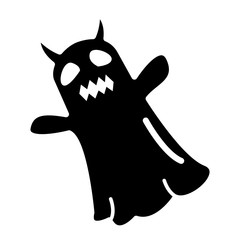 Ghost Icon Vector Simple Design