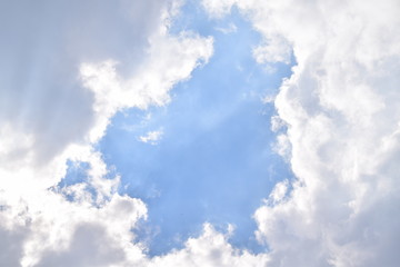 Clouds in the sky