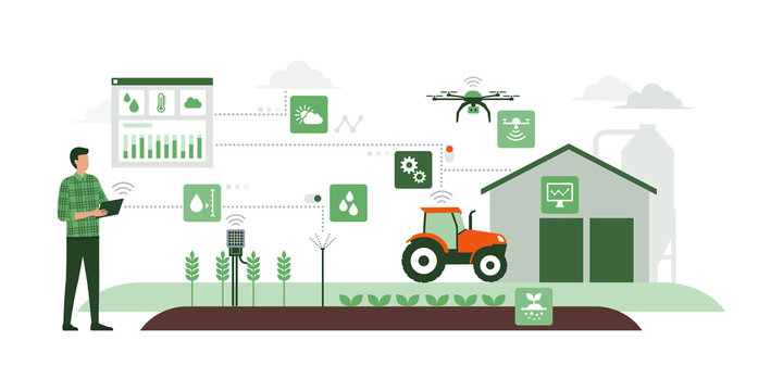 Smart agriculture and IOT