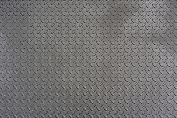 Black Metal steel plate background or stainless texture background Structure of a Steel Diamond plate