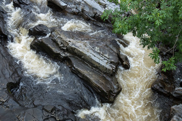Rocks at Feshiebridge in Scotland