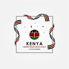 Kenya Independence Day Vector Design Template