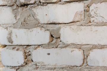 Brick wall background. Brick closeup background.