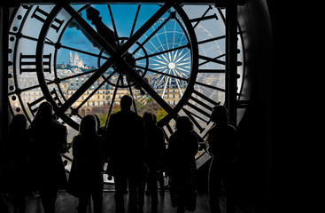 Paris through Clock Window