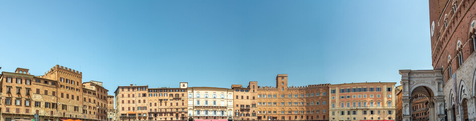 Fototapeta na wymiar Piazza del Campo in Siena