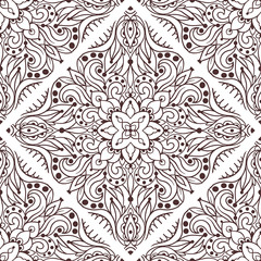Seamless pattern with arabesques
