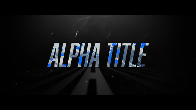 Alpha Matte Title