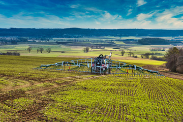 Gülle Ausbringung durch Schleppschlauchtechnik © Thomas Otto