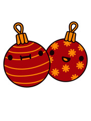 2 kleine Christbaumkugeln 