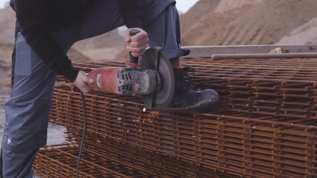 Flex Maschine Baustelle 