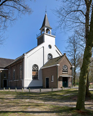 Fototapeta na wymiar Church. Berghuizen Ruinerwold Drenthe Netherlands