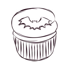 Cupcake halloween sketches